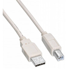 Кабель Buro USB2.0-AM/BM-1.8M-MG USB A(m) USB B(m) 1.8м феррит.кольца серый
