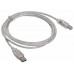 Кабель Buro USB2.0-AM/BM-Trans USB A(m) USB B(m) 1.8м прозрачный