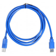 Кабель Buro USB3.0-AM/BM USB A(m) USB B(m) 1.8м синий