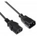 Кабель-удлинитель Buro AN23-1008 IEC C13 IEC C14 1.8м черный