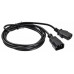 Кабель-удлинитель Buro AN23-1008 IEC C13 IEC C14 1.8м черный