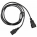 Кабель-удлинитель Buro AN23-1008 IEC C13 IEC C14 1.8м черный