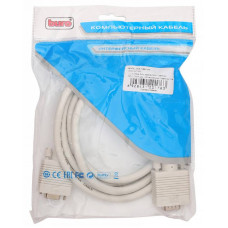 Кабель-удлинитель Buro CAB015S-06 VGA (m) VGA (f) 1.8м феррит.кольца серый