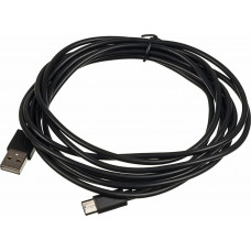 Кабель USB Type-C (m) USB A(m) 3м черный
