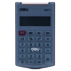 Калькулятор карманный Deli E39217/BLACK черный 8-разр.