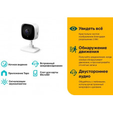Камера видеонаблюдения IP TP-Link Tapo C110 3.3-3.3мм цв. корп.:белый