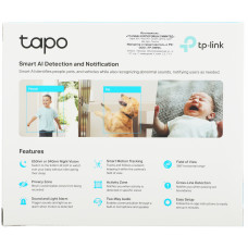 Камера видеонаблюдения IP TP-Link Tapo C225 5-5мм цв. корп.:белый