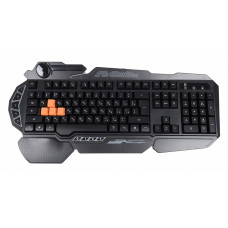 Клавиатура A4 Bloody B314 черный USB Multimedia for gamer LED (подставка для запястий)