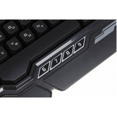 Клавиатура A4 Bloody B314 черный USB Multimedia for gamer LED (подставка для запястий)