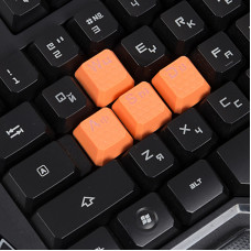 Клавиатура A4 Bloody B314 черный USB Multimedia for gamer LED (подставка для запястий)