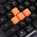 Клавиатура A4 Bloody B314 черный USB Multimedia for gamer LED (подставка для запястий)