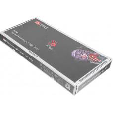 Клавиатура A4 Bloody B314 черный USB Multimedia for gamer LED (подставка для запястий)