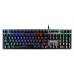 Клавиатура A4Tech B765 механическая серый USB for gamer LED (B765 GREY/NEON (GREEN SWITCH)) кабель 1.8м