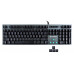 Клавиатура A4Tech B765 механическая серый USB for gamer LED (B765 GREY/NEON (GREEN SWITCH)) кабель 1.8м