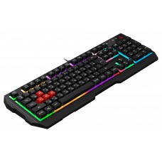 Клавиатура A4Tech Bloody B135N черный USB Multimedia for gamer LED (подставка для запястий) (B135N)