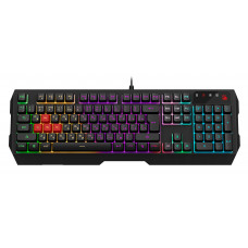 Клавиатура A4Tech Bloody B140N черный USB Multimedia for gamer LED (подставка для запястий) (B140N)