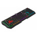 Клавиатура A4Tech Bloody B140N черный USB Multimedia for gamer LED (подставка для запястий) (B140N)