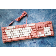 Клавиатура A4Tech Bloody B800 Dual Color механическая розовый/белый USB for gamer LED