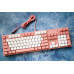 Клавиатура A4Tech Bloody B800 Dual Color механическая розовый/белый USB for gamer LED