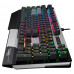 Клавиатура A4Tech Bloody B865R механическая серый/черный USB for gamer LED