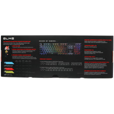 Клавиатура A4Tech Bloody S510RP механическая черный USB for gamer LED (S510RP PUDDING BLACK/BLMS RED)