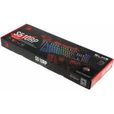 Клавиатура A4Tech Bloody S510RP механическая черный USB for gamer LED (S510RP PUDDING BLACK/BLMS RED)
