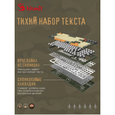 Клавиатура A4Tech Bloody S98 Aviator механическая зеленый USB for gamer LED (S98 AVIATOR)