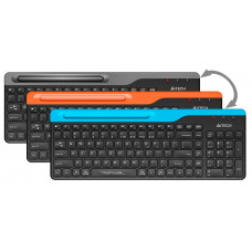 Клавиатура A4Tech Fstyler FBK25 черный/серый USB беспроводная BT/Radio slim Multimedia (FBK25 BLACK)