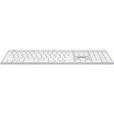 Клавиатура A4Tech Fstyler FBX50C белый USB беспроводная BT/Radio slim Multimedia (FBX50C WHITE)