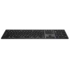 Клавиатура A4Tech Fstyler FBX50C черный USB беспроводная BT/Radio slim Multimedia (FBX50C GREY)