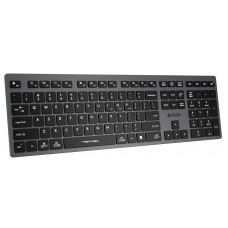 Клавиатура A4Tech Fstyler FBX50C черный USB беспроводная BT/Radio slim Multimedia (FBX50C GREY)