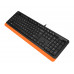 Клавиатура A4Tech Fstyler FK10 черный/оранжевый USB (FK10 ORANGE)