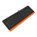 Клавиатура A4Tech Fstyler FK10 черный/оранжевый USB (FK10 ORANGE)