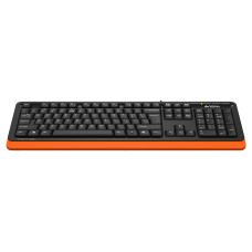 Клавиатура A4Tech Fstyler FKS10 черный/оранжевый USB (FKS10 ORANGE)