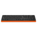 Клавиатура A4Tech Fstyler FKS10 черный/оранжевый USB (FKS10 ORANGE)