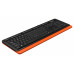 Клавиатура A4Tech Fstyler FKS10 черный/оранжевый USB (FKS10 ORANGE)
