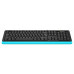 Клавиатура A4Tech Fstyler FKS10 черный/синий USB (FKS10 BLUE)