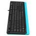 Клавиатура A4Tech Fstyler FKS10 черный/синий USB (FKS10 BLUE)