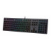 Клавиатура A4Tech Fstyler FX60 серый USB slim LED (FX60 GREY / NEON)
