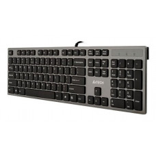 Клавиатура A4Tech KV-300H серый/черный USB slim