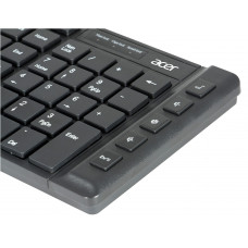 Клавиатура Acer OKW010 черный USB slim Multimedia (ZL.KBDEE.002)