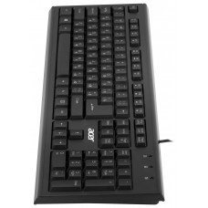Клавиатура Acer OKW120 черный USB Multimedia (ZL.KBDEE.006)