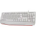 Клавиатура Defender Atom HB-546 белый USB Multimedia for gamer (подставка для запястий) (45547)