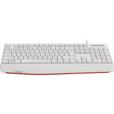 Клавиатура Defender Atom HB-546 белый USB Multimedia for gamer (подставка для запястий) (45547)
