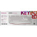 Клавиатура Defender Atom HB-546 белый USB Multimedia for gamer (подставка для запястий) (45547)