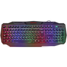 Клавиатура Defender Ultra HB-330L черный USB LED (подставка для запястий)