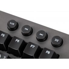 Клавиатура Lenovo K500 RGB механическая черный USB Multimedia for gamer LED (подставка для запястий) (GY40T26479) кабель 1.8м