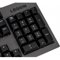 Клавиатура Lenovo K500 RGB механическая черный USB Multimedia for gamer LED (подставка для запястий) (GY40T26479) кабель 1.8м