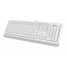 Клавиатура + мышь A4Tech Fstyler F1010 клав:белый/серый мышь:белый/серый USB Multimedia