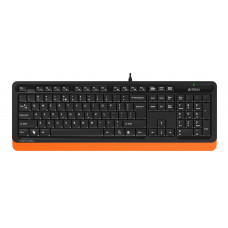 Клавиатура + мышь A4Tech Fstyler F1010 клав:черный/оранжевый мышь:черный/оранжевый USB Multimedia